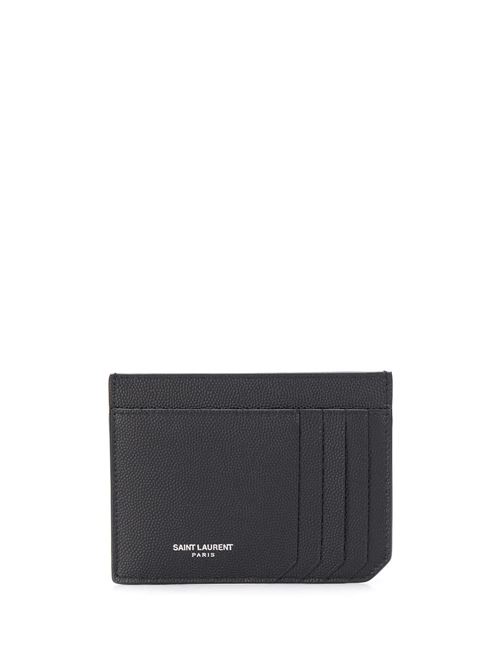 Card holder with logo SAINT LAURENT | 607914BTY0N1000